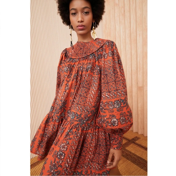 Ulla Johnson Ria Dress Clementine - Picture 2 of 9